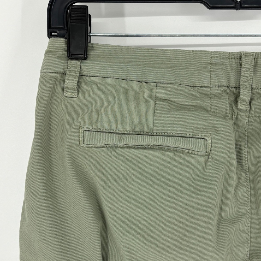 Frank & Eileen Wicklow Italian Chino Pants Sage Green Women Size 4 Crop Raw Hem - Picture 11 of 14